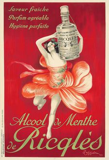 Alcool de Menthe de Ricqlès, 1924. Creator: Cappiello, Leonetto (1875-1942)