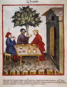 Alcoholism, 14th century. Creator: Unknown