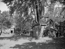 Alcott house [Orchard House] and School of Philosophy, Concord, Mass., between 1900 and 1906. Creator: Unknown