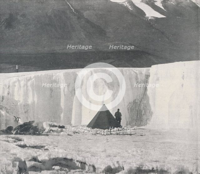 'Alcove Camp in a Surface Gully of the Taylor Glacier', c1911, (1913). Artist: Frank Debenham.