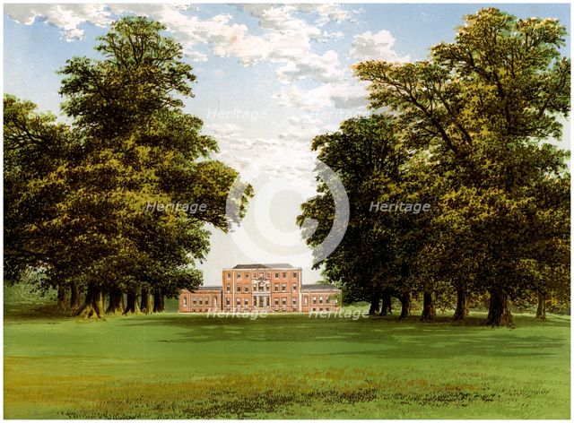 Aldby Park, Yorkshire, home of the Darley family, c1880. Artist: Unknown