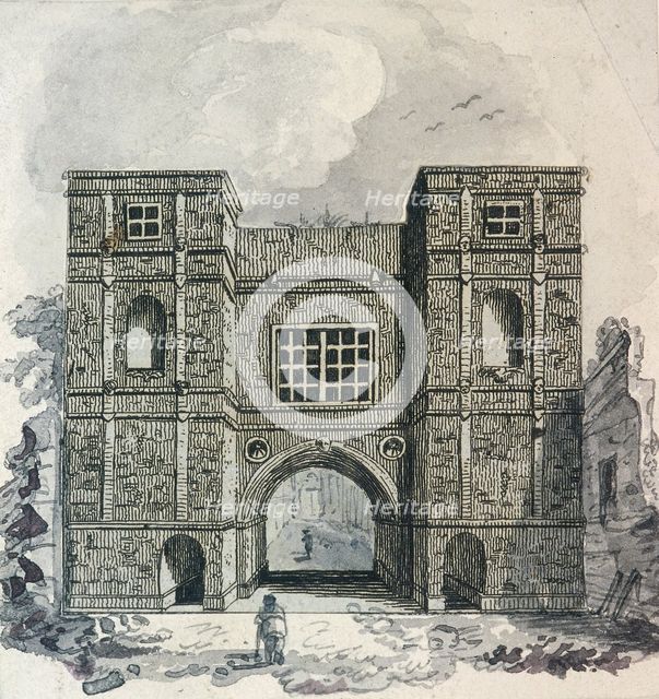 Aldgate, London, (1800?). Artist: Anon