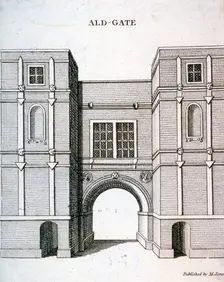 Aldgate, London, c1800(?). Artist: Anon