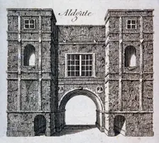 Aldgate, London, c1800(?). Artist: Anon
