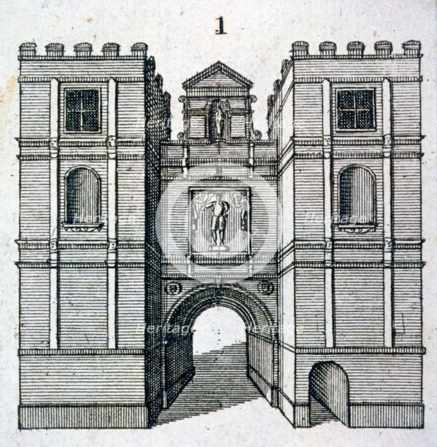 Aldgate, London, c1800(?). Artist: Anon