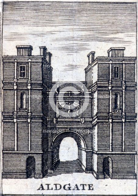 Aldgate, London, c1800(?). Artist: Anon