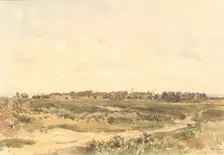 Aldeburgh Mill and Church, 1884. Creator: Thomas Collier
