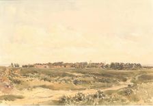 Aldeburgh Mill and Church, 1884. Creator: Thomas Collier