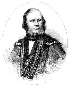 Alderman David Williams Wire, the Lord Mayor Elect - from a photograph by Mayall, 1858. Creator: Unknown