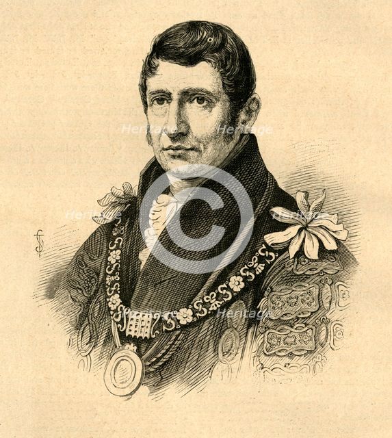 'Alderman Waithman, from an Authentic Portrait', (1897). Creator: Unknown.