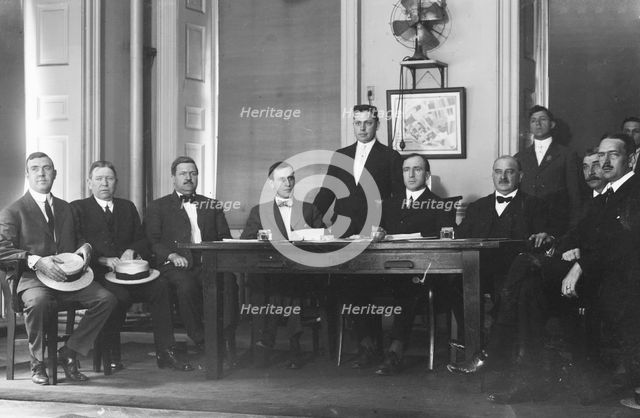 Aldermanic graft committee, between c1910 and c1915. Creator: Bain News Service.