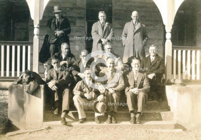 Aldermen and staff. Creator: Unknown.