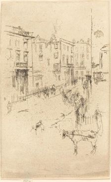 Alderney Street, c. 1880/1881. Creator: James Abbott McNeill Whistler