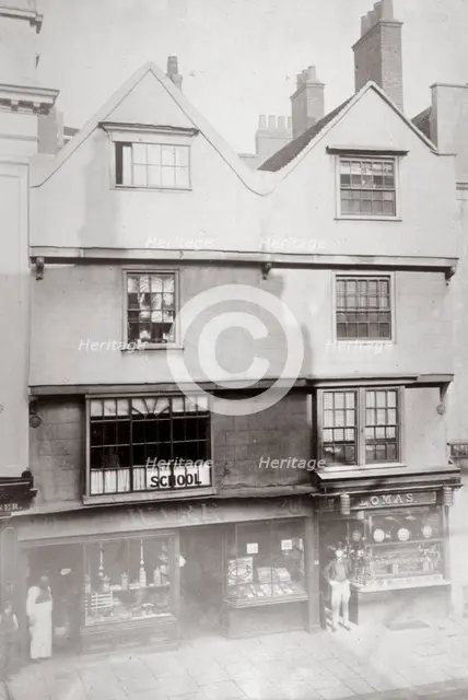 Aldersgate Street, City of London, c1875. Artist: Anon