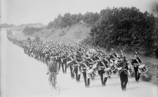 Aldershot - recruits on practice hike, between c1910 and c1915. Creator: Bain News Service