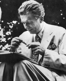 Aldous Leonard Huxley (1894-1963), English essayist and novelist, (c1950s?)