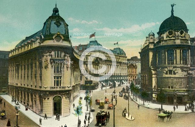 'Aldwych and Gaiety Theatre', c1900s. Creator: Eyre & Spottiswoode.