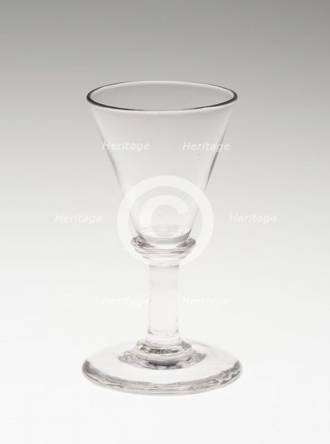 Ale Glass, England, 1750/1850. Creator: Unknown.