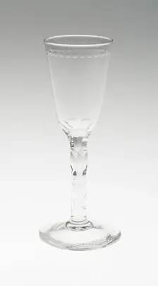 Ale Glass, England, c. 1780. Creator: Unknown