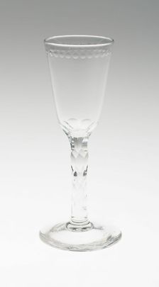 Ale Glass, England, c. 1780. Creator: Unknown