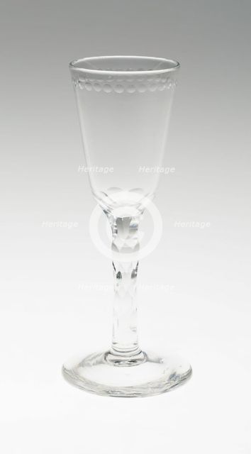 Ale Glass, England, c. 1780. Creator: Unknown.