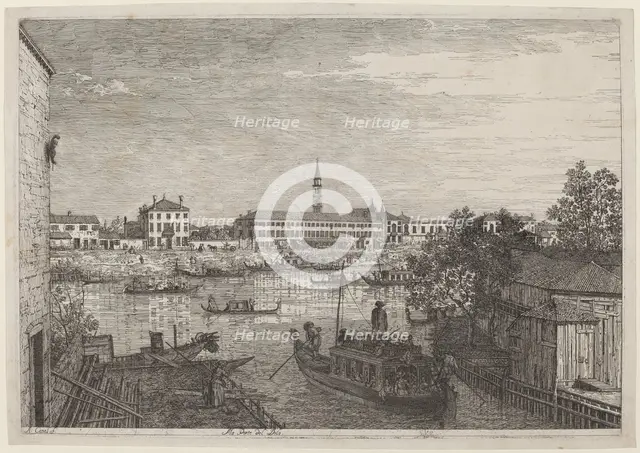 Ale Porte del Dolo, c. 1735/1746. Creator: Canaletto.