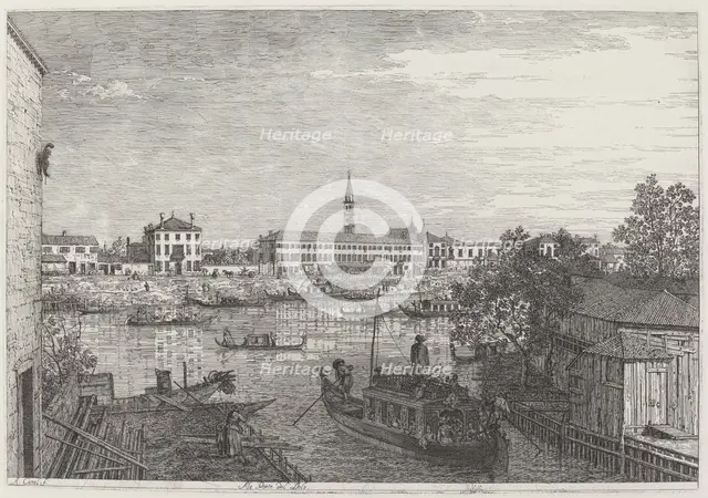 Ale Porte del Dolo, c. 1735/1746. Creator: Canaletto.