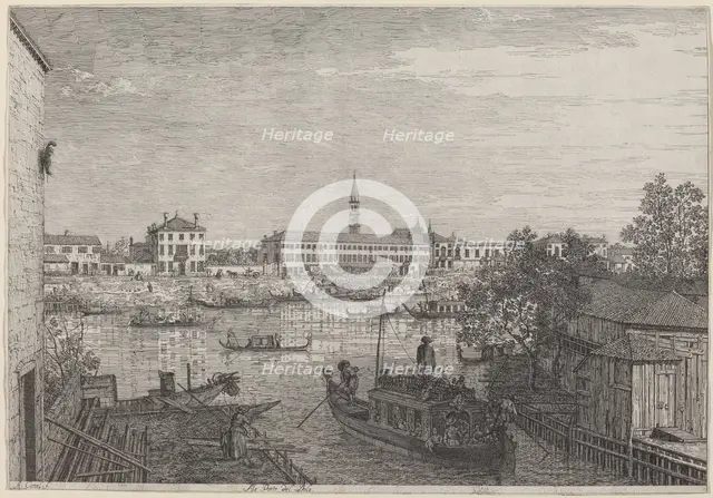 Ale Porto del Dolo, c. 1735/1746. Creator: Canaletto.