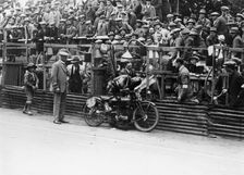 Alec Bennett at the Senior TT, 1924