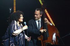 Alec Dankworth and Cleo Laine, Brecon Jazz Festival, Powys, Wales. Artist: Brian O'Connor