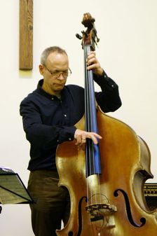 Alec Dankworth, NJA fundraising gig, Loughton, Essex, November 2, 2017. Artist: Brian O'Connor