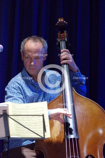 Alec Dankworth, Watermill Jazz Club, Dorking, Surrey, 2014. Artist: Brian O'Connor.