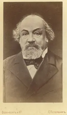 Aleksei Feofilaktovich Pisemskii, head-and-shoulders portrait, facing front, between 1880 and 1886 Creator: Unknown