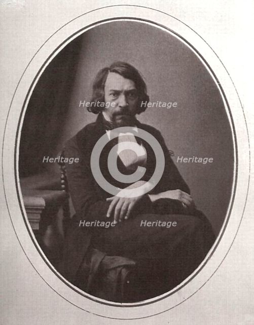 Aleksey Stepanovich Khomyakov, Russian religious poet, c1858. Artist: Karl August Bergner