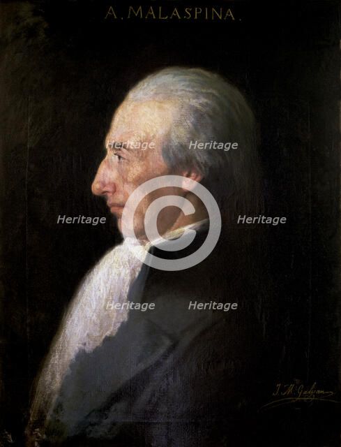 Alejandro Malaspina (1754-1810), Italian navigator and explorer in the service of Spain.