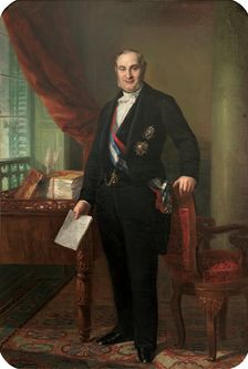 Alejandro Mon y Menéndez, 1850. Creators: Bernardo López y Piquer, Vicente Lopez y Portana
