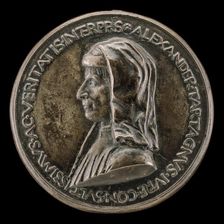 Alessandro Tartagni, 1421-1477, Lawyer [obverse], c. 1478. Creator: Sperandio Savelli