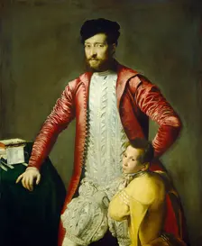 Alessandro Alberti with a Page, possibly 1544/1545. Creator: Gian Paolo Pace