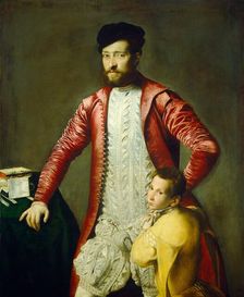 Alessandro Alberti with a Page, possibly 1544/1545. Creator: Gian Paolo Pace