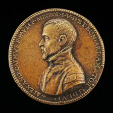 Alessandro Caimo, Jurist of Milan [obverse], 1556. Creator: Pietro Paolo Galeotti
