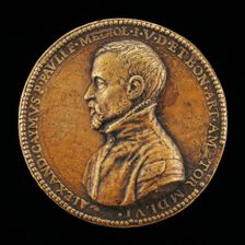 Alessandro Caimo, Jurist of Milan [obverse], 1556. Creator: Pietro Paolo Galeotti