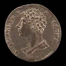 Alessandro de Medici, 1512-1537, 1st Duke of Florence 1523 [obverse], 1500-1571. Creator: Benvenuto Cellini