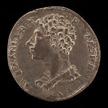 Alessandro de Medici, 1512-1537, 1st Duke of Florence 1523 [obverse], 1500-1571. Creator: Benvenuto Cellini