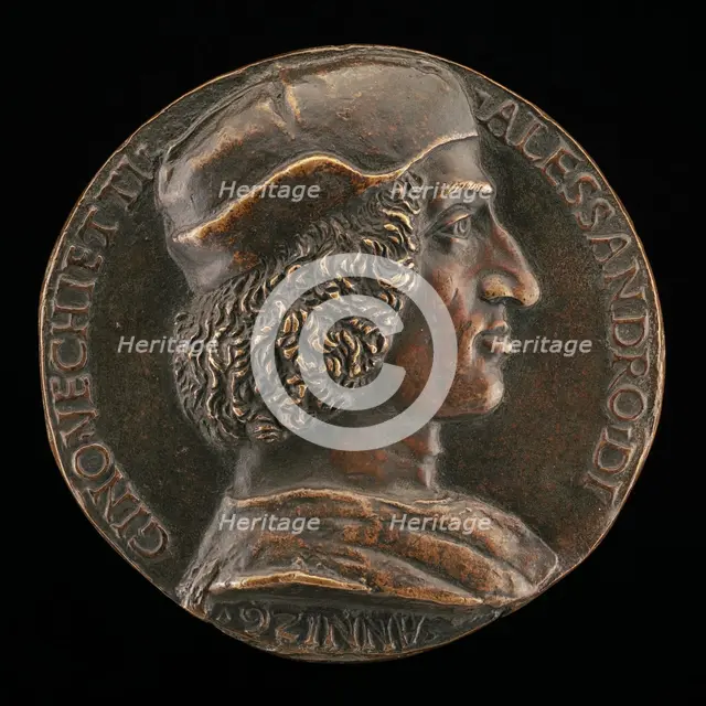 Alessandro di Gino Vecchietti, 1472-1532 [obverse], c. 1498. Creator: Unknown.