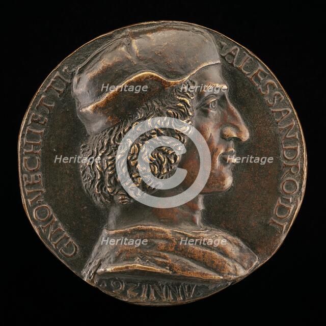 Alessandro di Gino Vecchietti, 1472-1532 [obverse], c. 1498. Creator: Unknown.