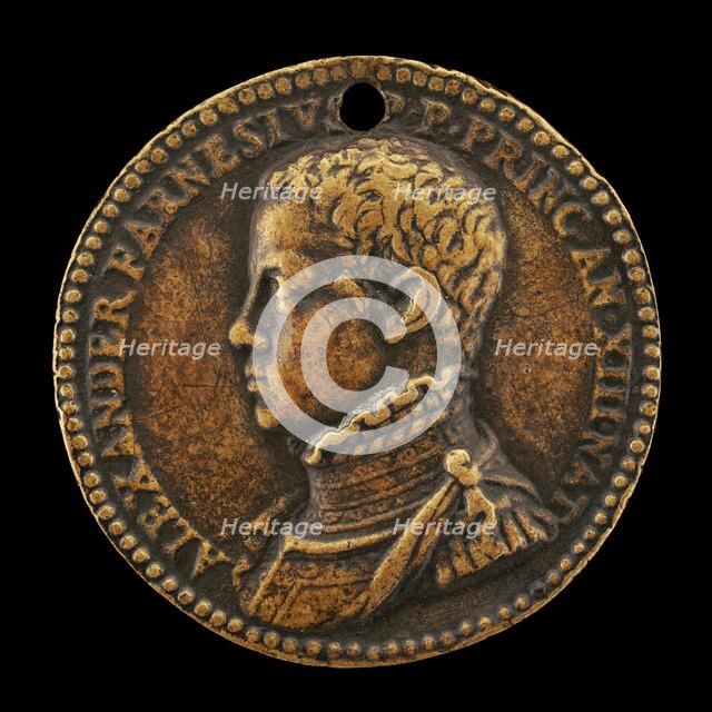 Alessandro Farnese, 1545-1592, 3rd Duke of Parma and Piacenza 1586, probably 1558. Creator: Gianpaolo Poggini.