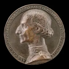Alessandro Sforza, 1409-1468, Lord of Pesaro 1445 [reverse], 1475. Creator: Gianfrancesco Enzola