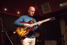 Alessio Menconi, Alessio Menconi, Nigel Price Quartet, Verdict Jazz Club, Brighton, E. Sussex, 2022. Creator: Brian O'Connor