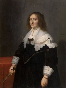 Aletta Brasser, Wife of Cornelis Haga, 1641. Creator: Michiel van Mierevelt