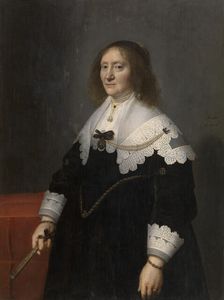 Aletta Brasser, Wife of Cornelis Haga, 1641. Creator: Michiel van Mierevelt